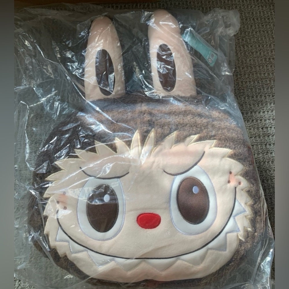 Popmart Labubu Monsters Pillow and Blanket Set Popland Exclusive US SELLER